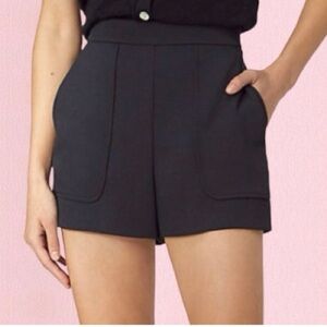 Wilfred black Bossier black pull on dressy shorts XXS utility pockets